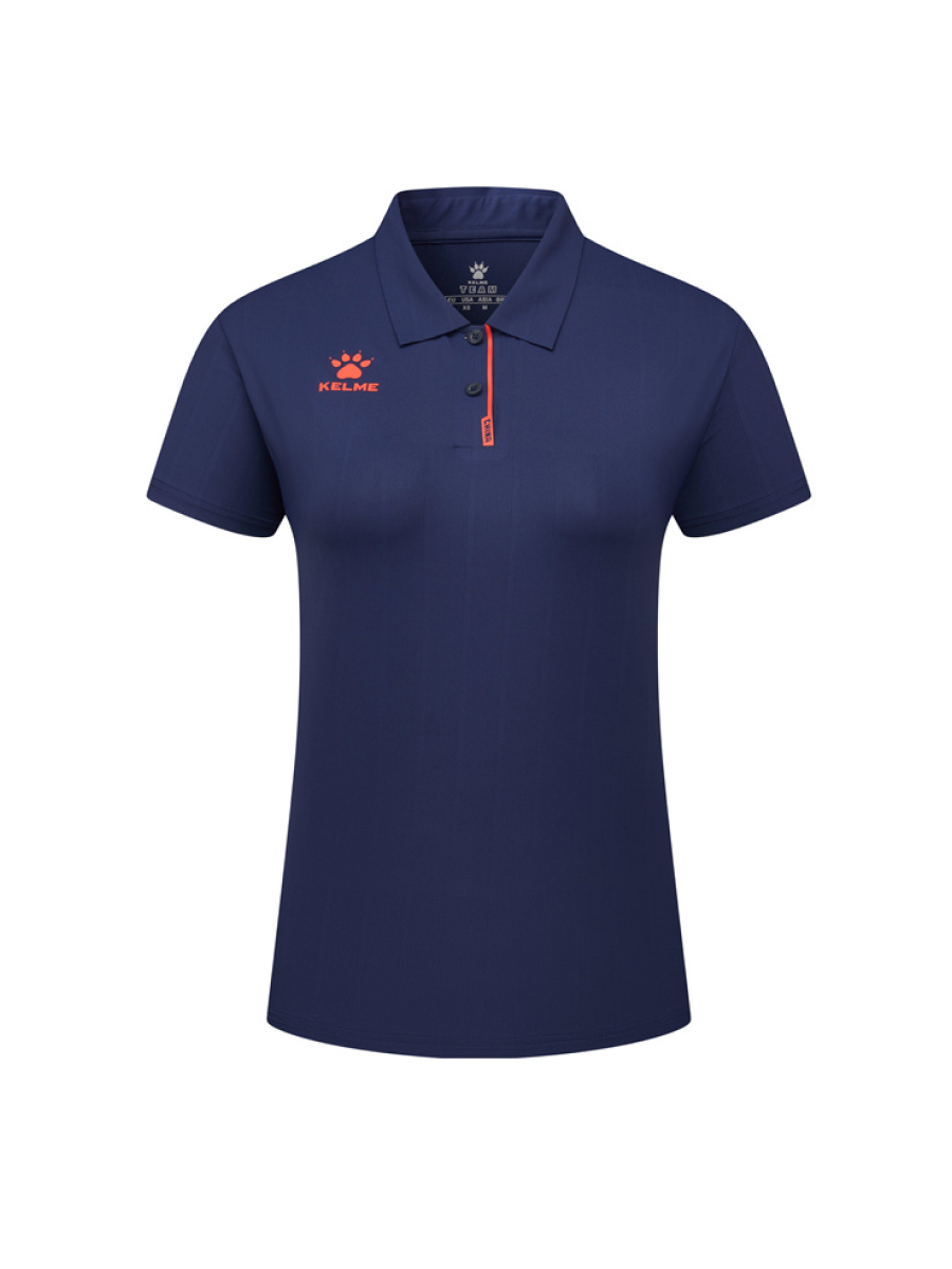 Футболка-поло KELME Women's Short Sleeve Polo Shirt Dark Blue