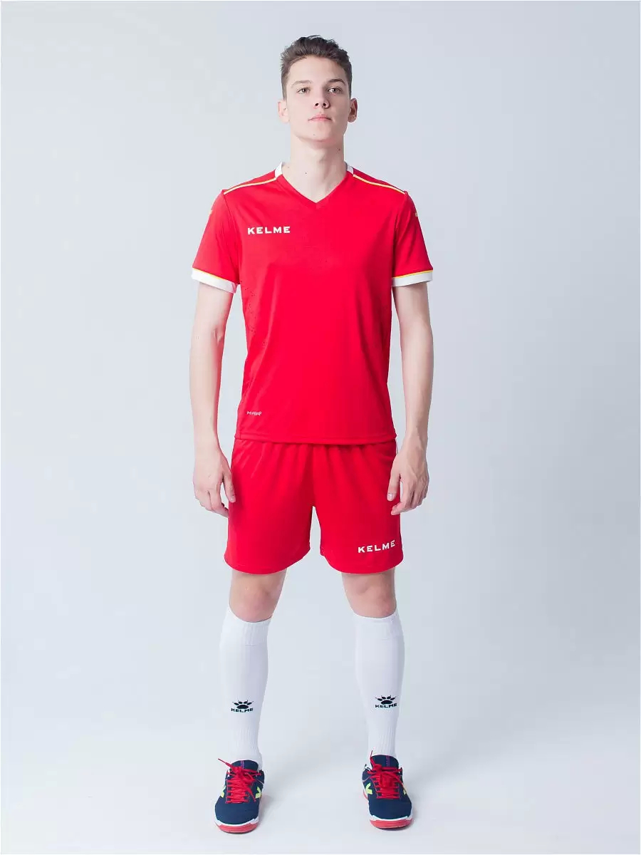 Футбольная форма KELME Short Sleeve Football Set Red