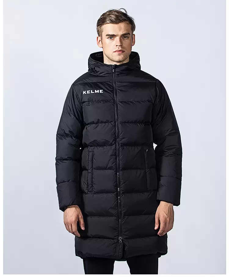 Пуховик KELME Long Down Jacket (E-Commerce Special) Black