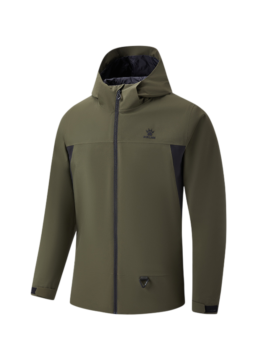 Демисезонная куртка KELME Hooded Woven Jacket Khaki