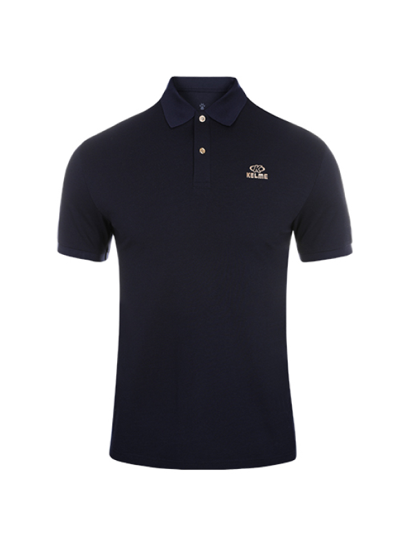 Футболка-поло KELME Short Sleeve Polo Shirt Dark Blue