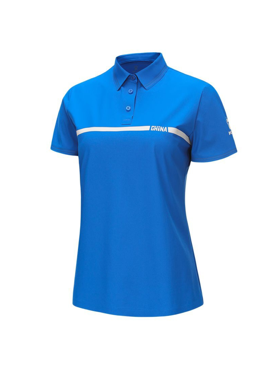Футболка-поло KELME Women's Short Sleeve POLO Shirt Blue
