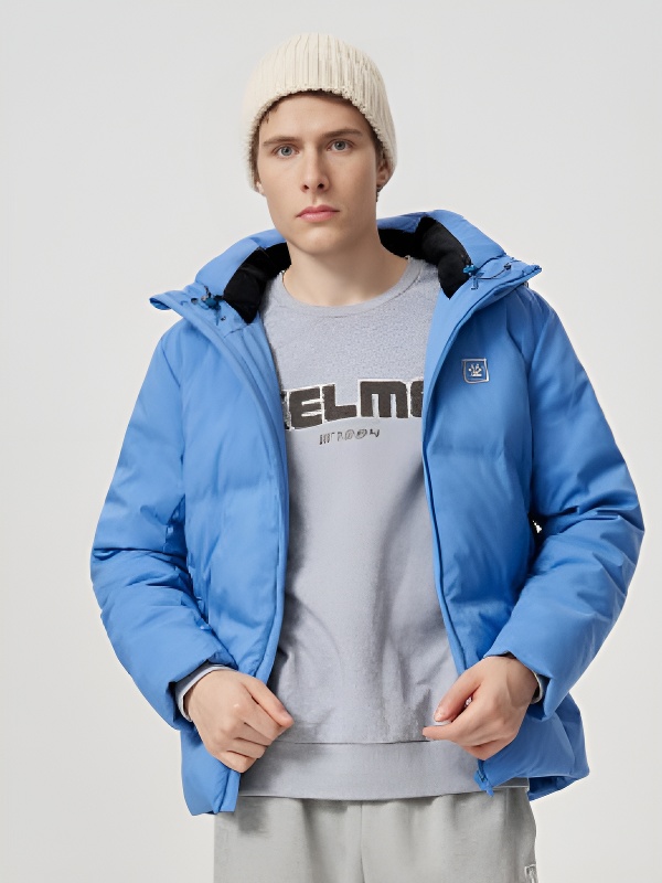 Пуховик KELME Short Down Jacket Light Blue