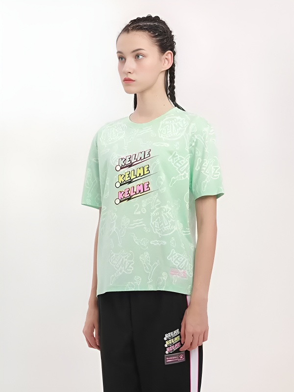 Футболка KELME Round Neck Short T Mint