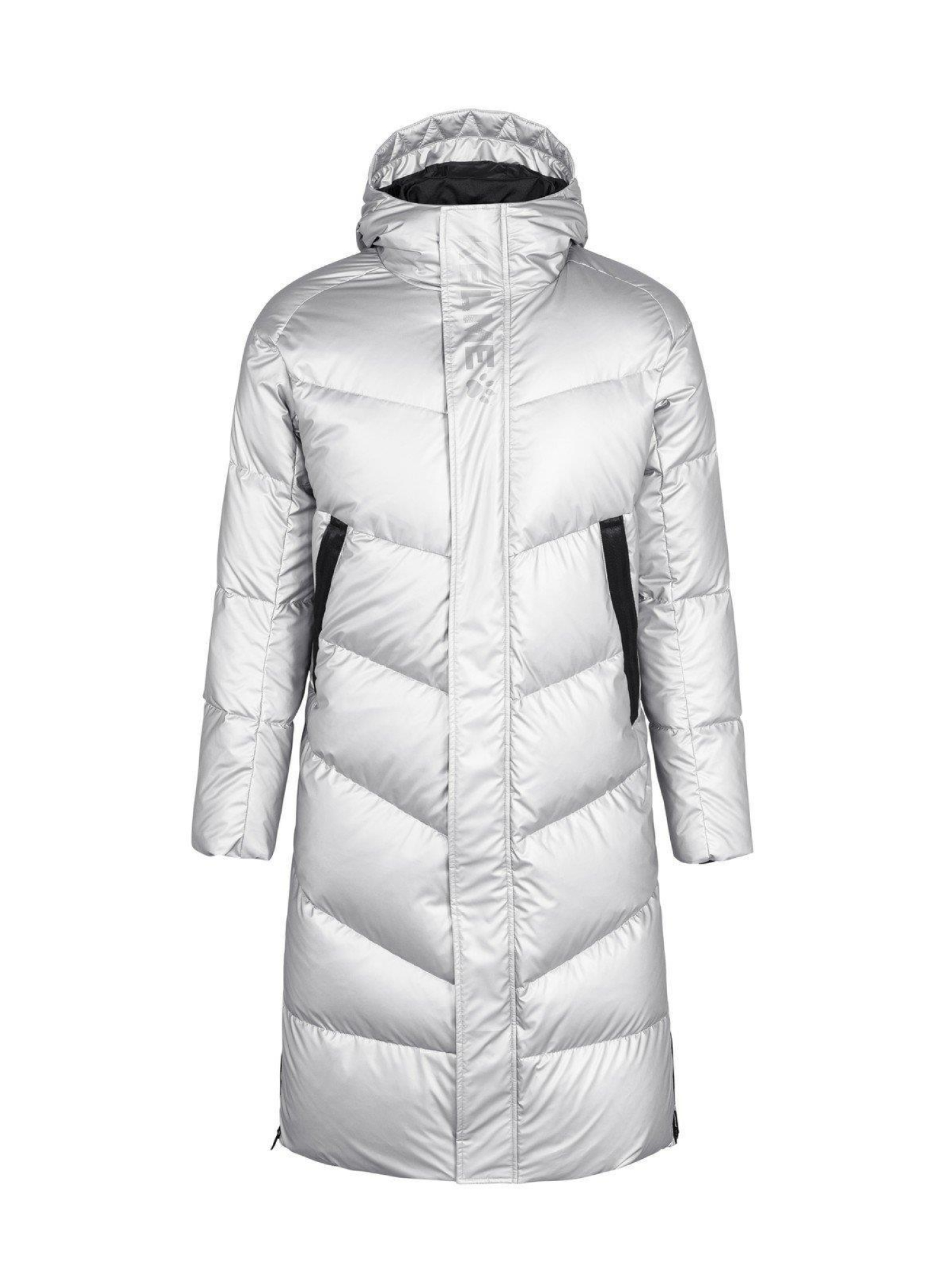 Пуховик KELME Long Down Jacket Silver