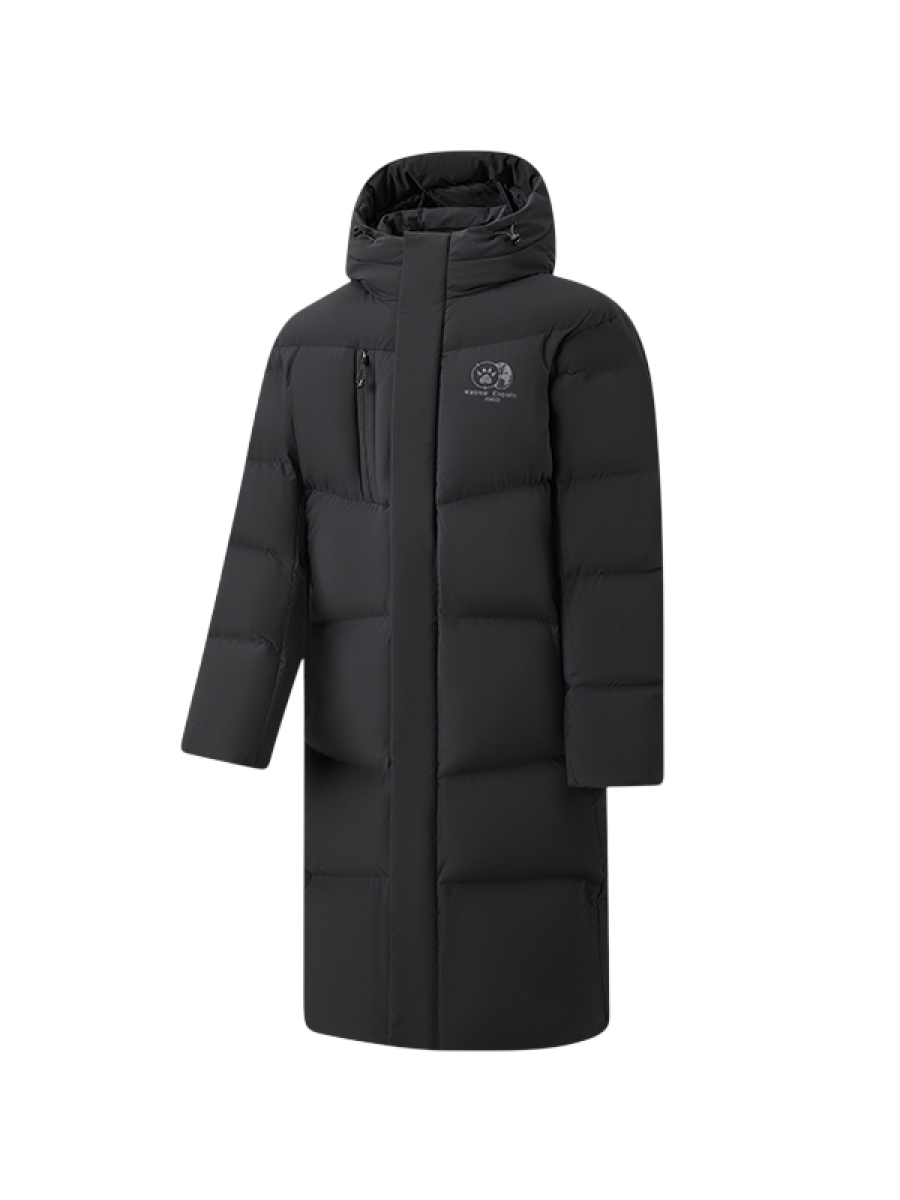 Пуховик KELME Long Down Jacket Black