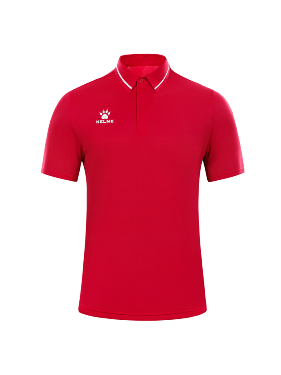 Футболка-поло KELME Men's Polo Shirt Red