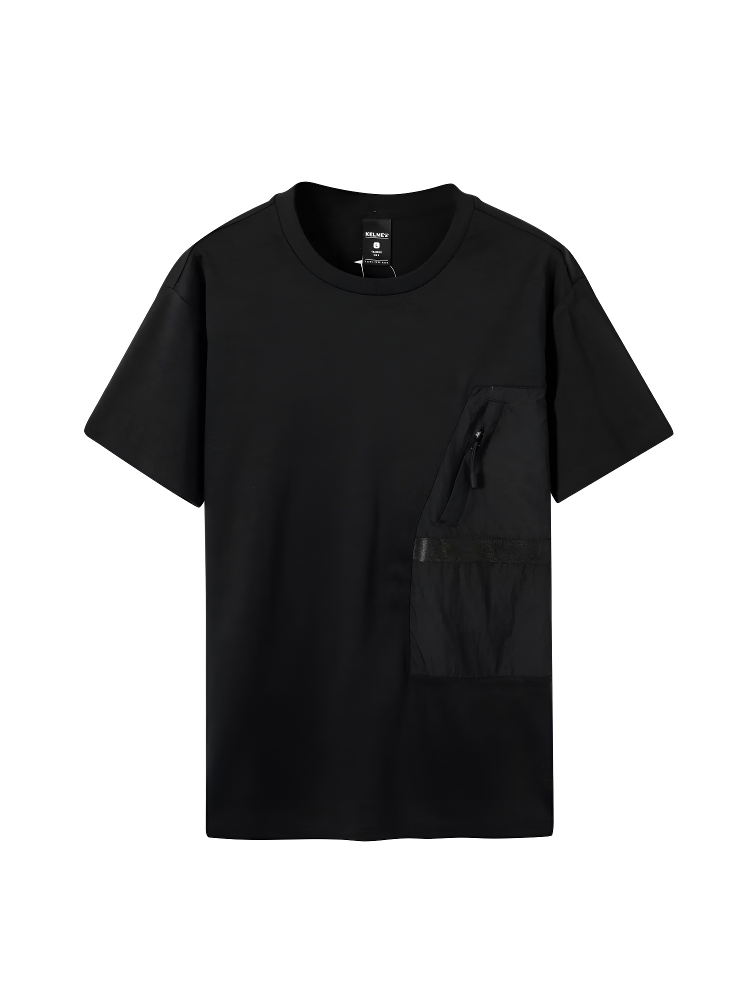 Футболка KELME Round Neck Short T Black