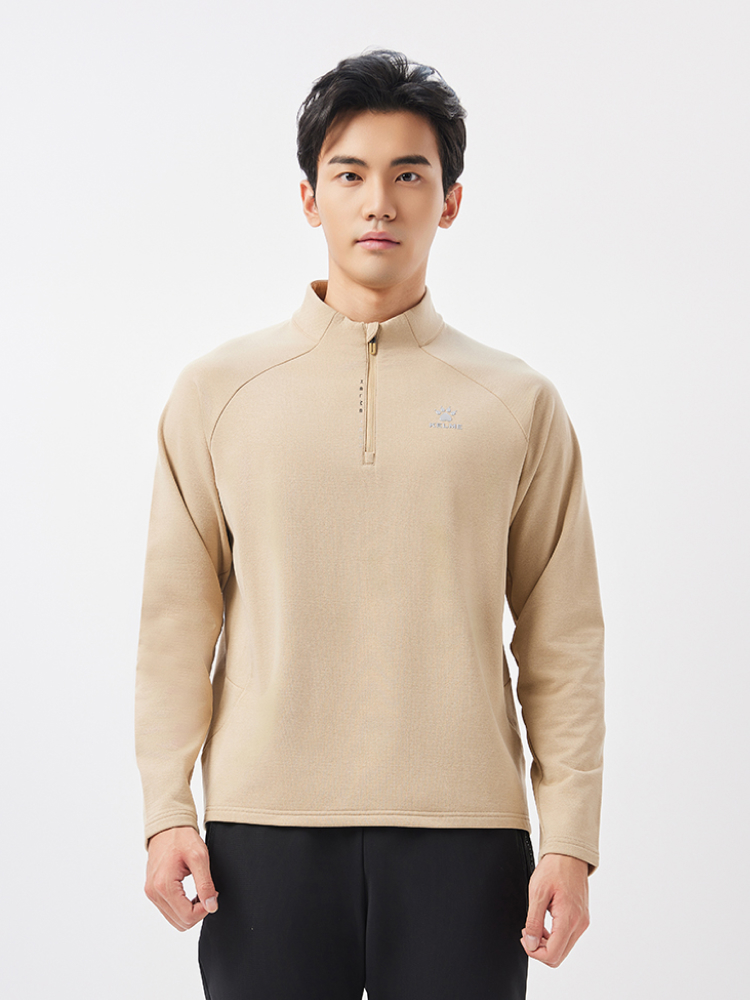 Олимпийка KELME Half Cardigan Sweatshirt Orange
