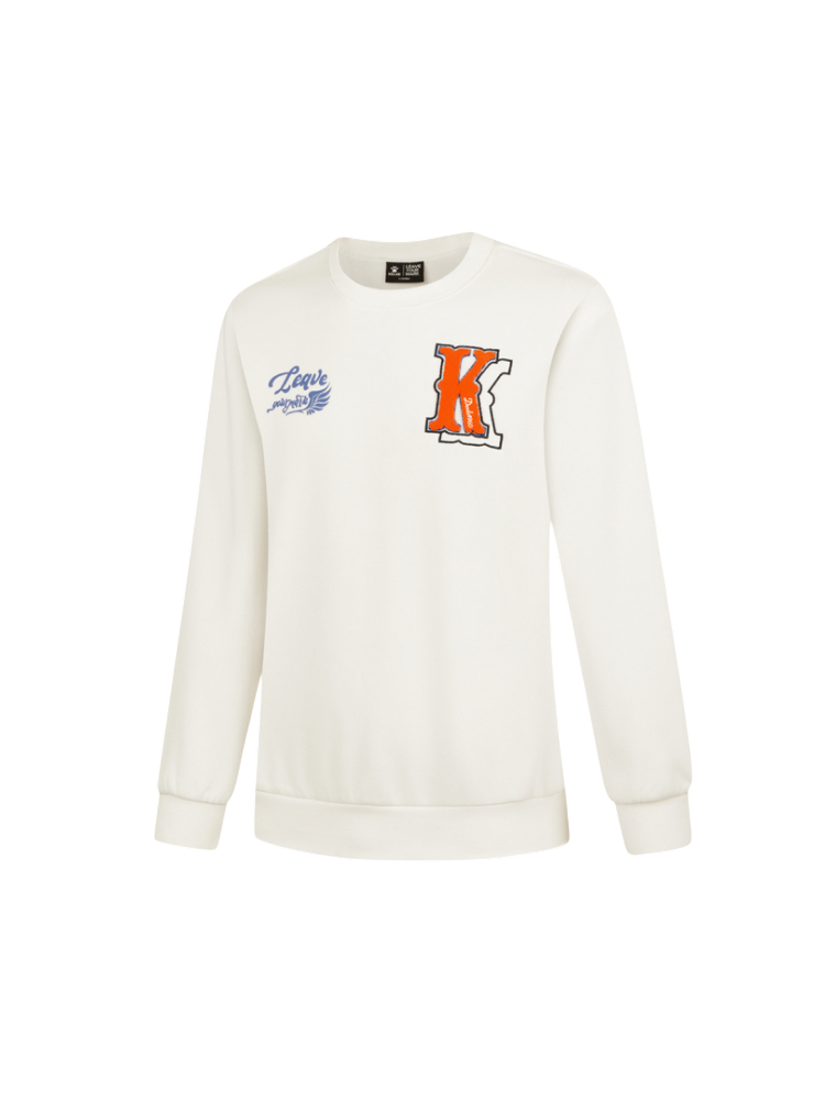 Свитшот KELME Fleece Crew Neck Sweatshirt White