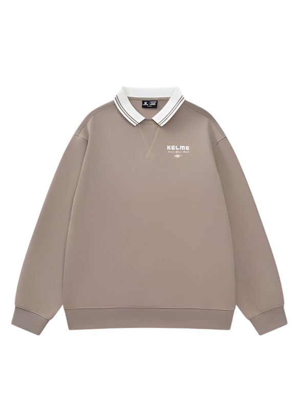 Свитшот KELME Lapel Sweatshirt Orange