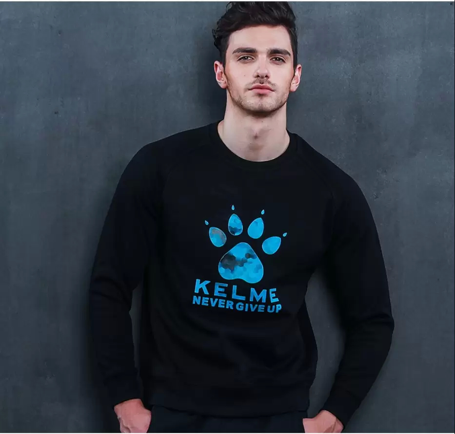 Свитшот KELME Men's Round Neck Sweater Black