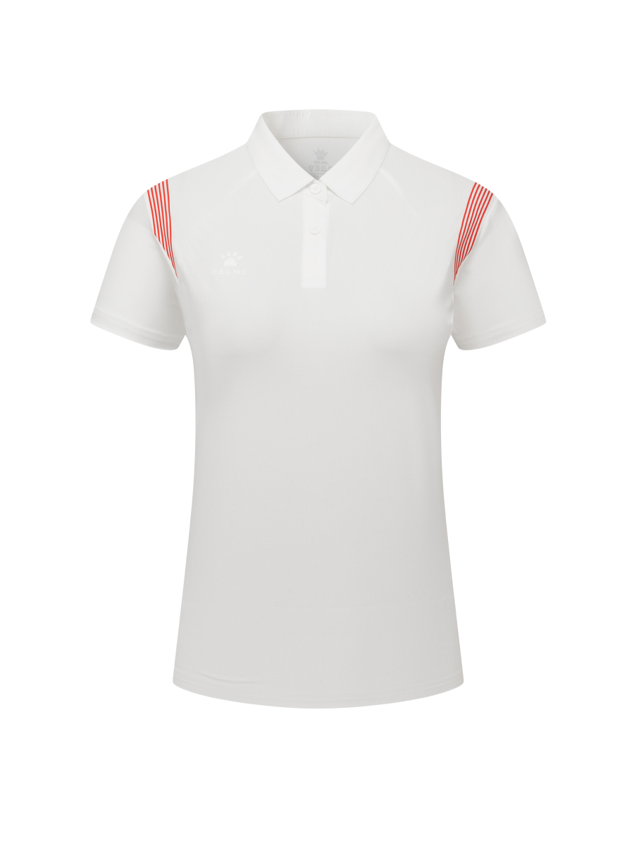 Футболка-поло KELME Women's Short-Sleeved Polo Shirt White