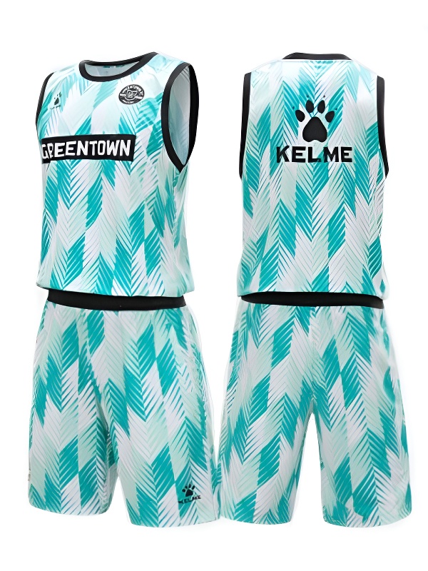Баскетбольная форма KELME Vest Suit (Teal/White)