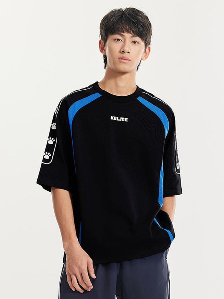 Футболка KELME Round Neck Short Sleeve T-Shirt Black