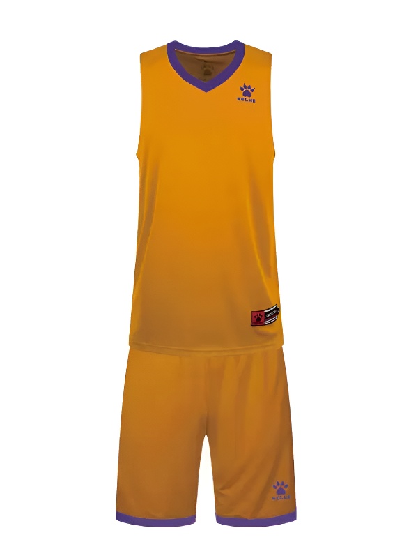 Детская баскетбольная форма KELME Basket Set Yellow