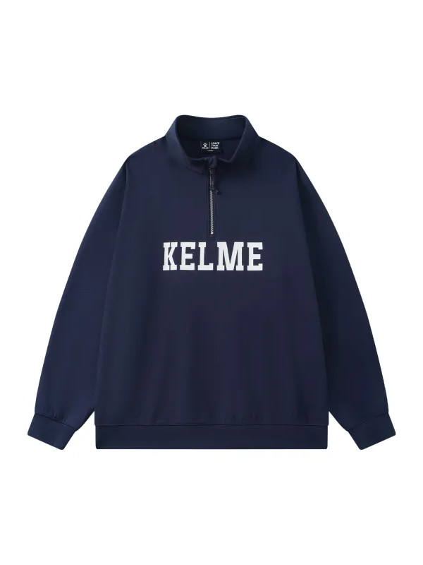 Свитшот KELME Half-placket Sweatshirt Blue