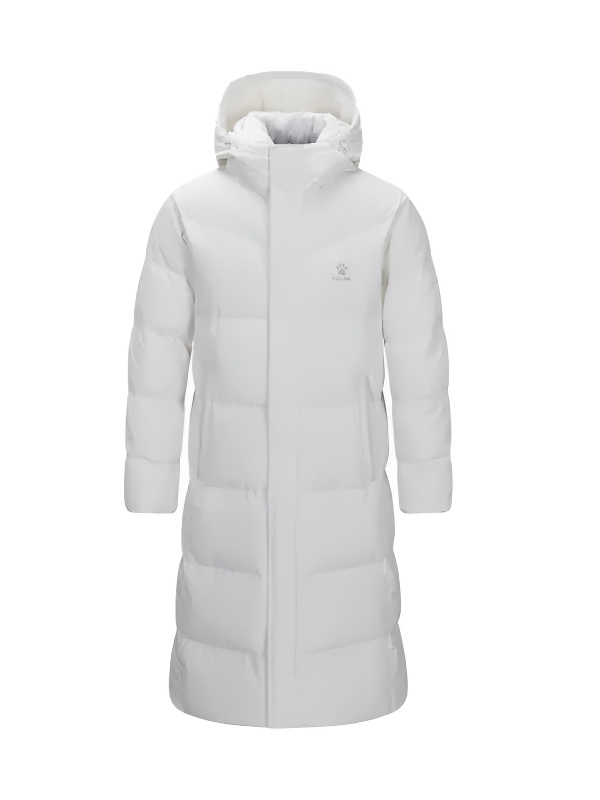 Пуховик KELME Long Down Jacket (Hooded) White