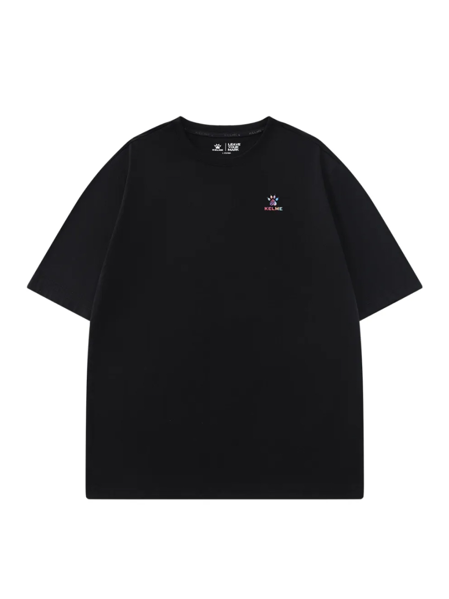 Футболка KELME Crew Neck Short-sleeved T-shirt Black