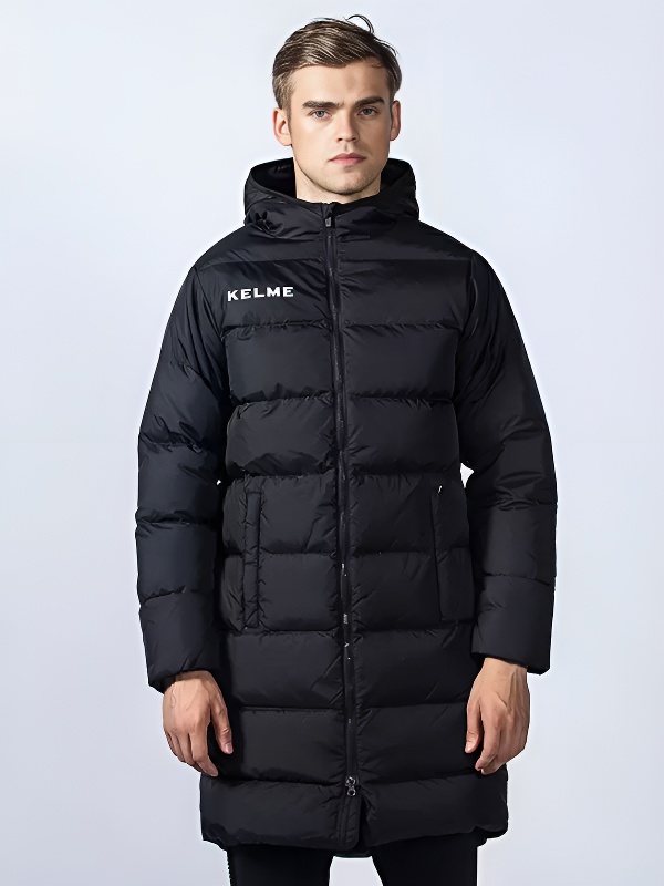 Пуховик KELME Long Down Jacket (E-Commerce Special) Black
