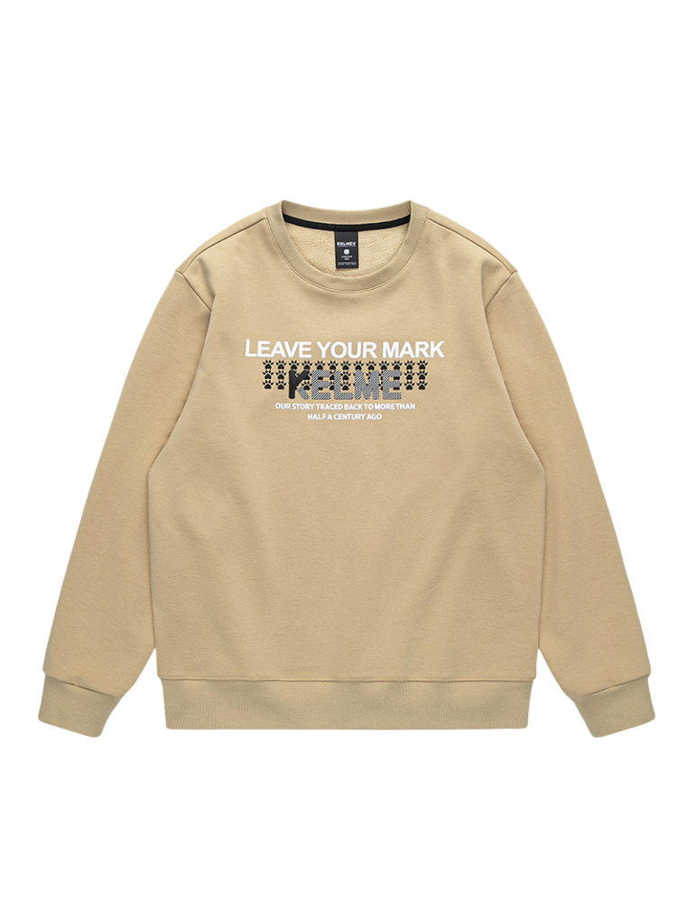 Свитшот KELME Round Neck Sweater Beige