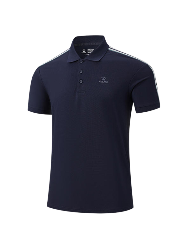 Футболка-поло KELME Short-Sleeved Polo Shirt Dark Blue