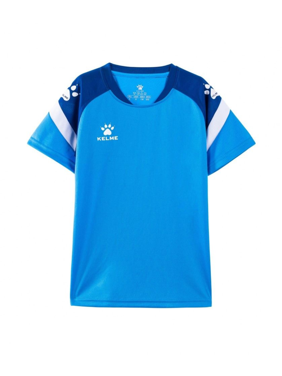 Детская футболка KELME Short Sleeve Training Suit Kid Light Blue