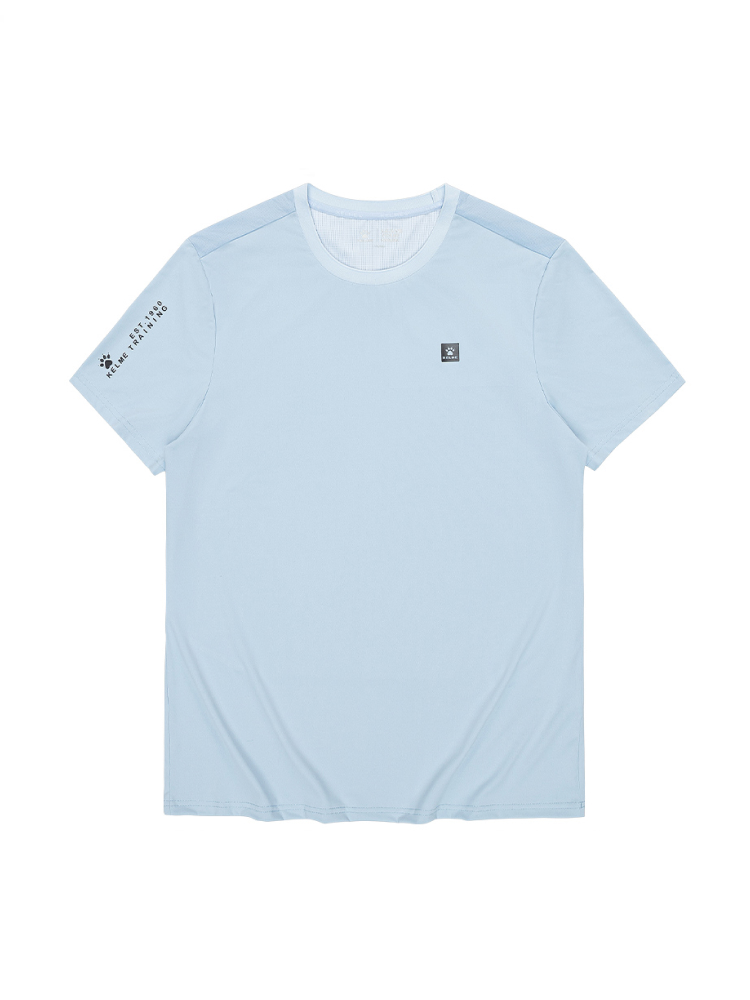 Футболка KELME Round Neck Short Sleeve T-Shirt Light Blue