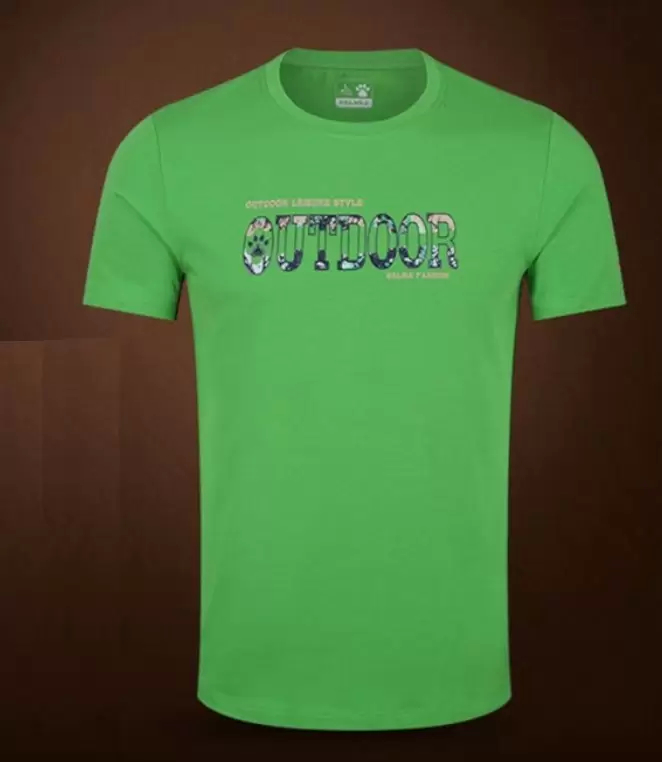 Футболка KELME Men's Cotton Short-Sleeved T-Shirt Green