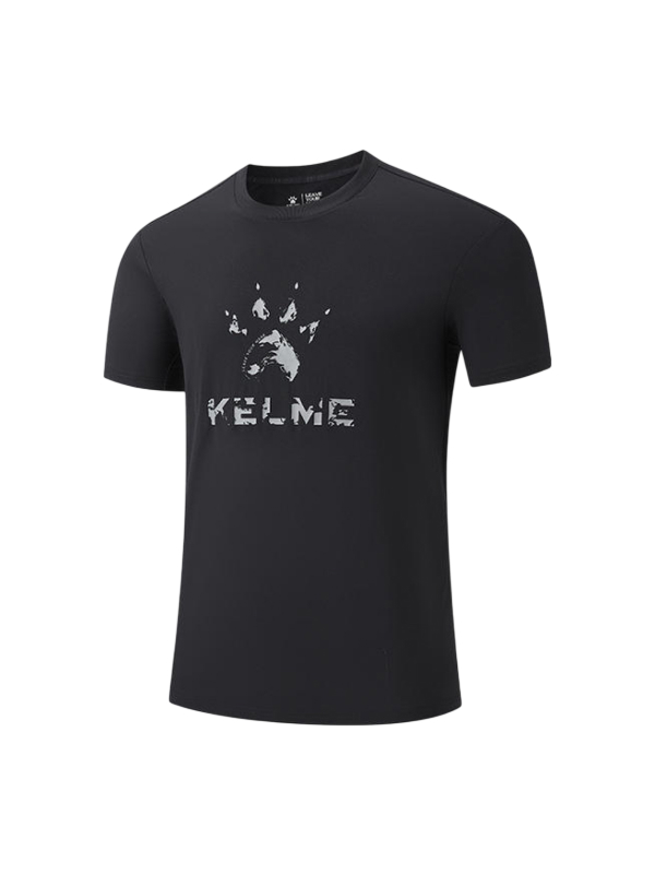 Футболка KELME Crew Neck Short-sleeved T-shirt Black