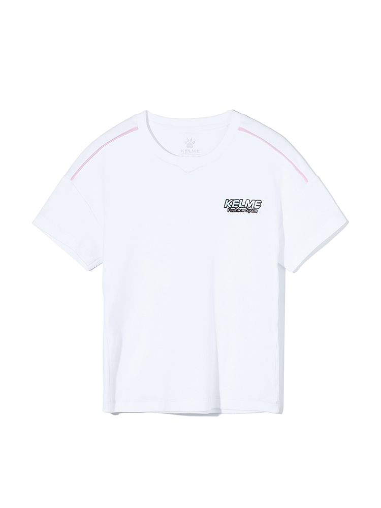 Детская футболка KELME Girls Short Sleeve T-Shirt White