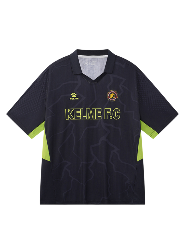 Футболка KELME Lapel T-shirt Black