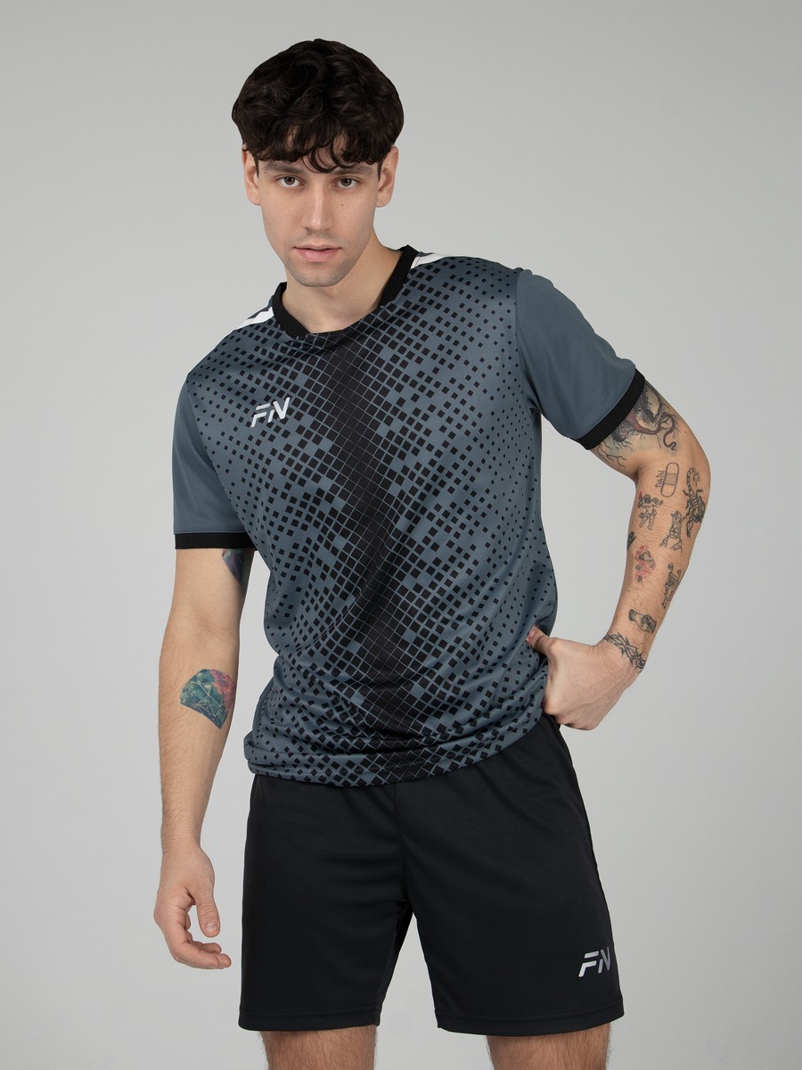 Футбольная форма FN Football Set (Dark Grey/Black)
