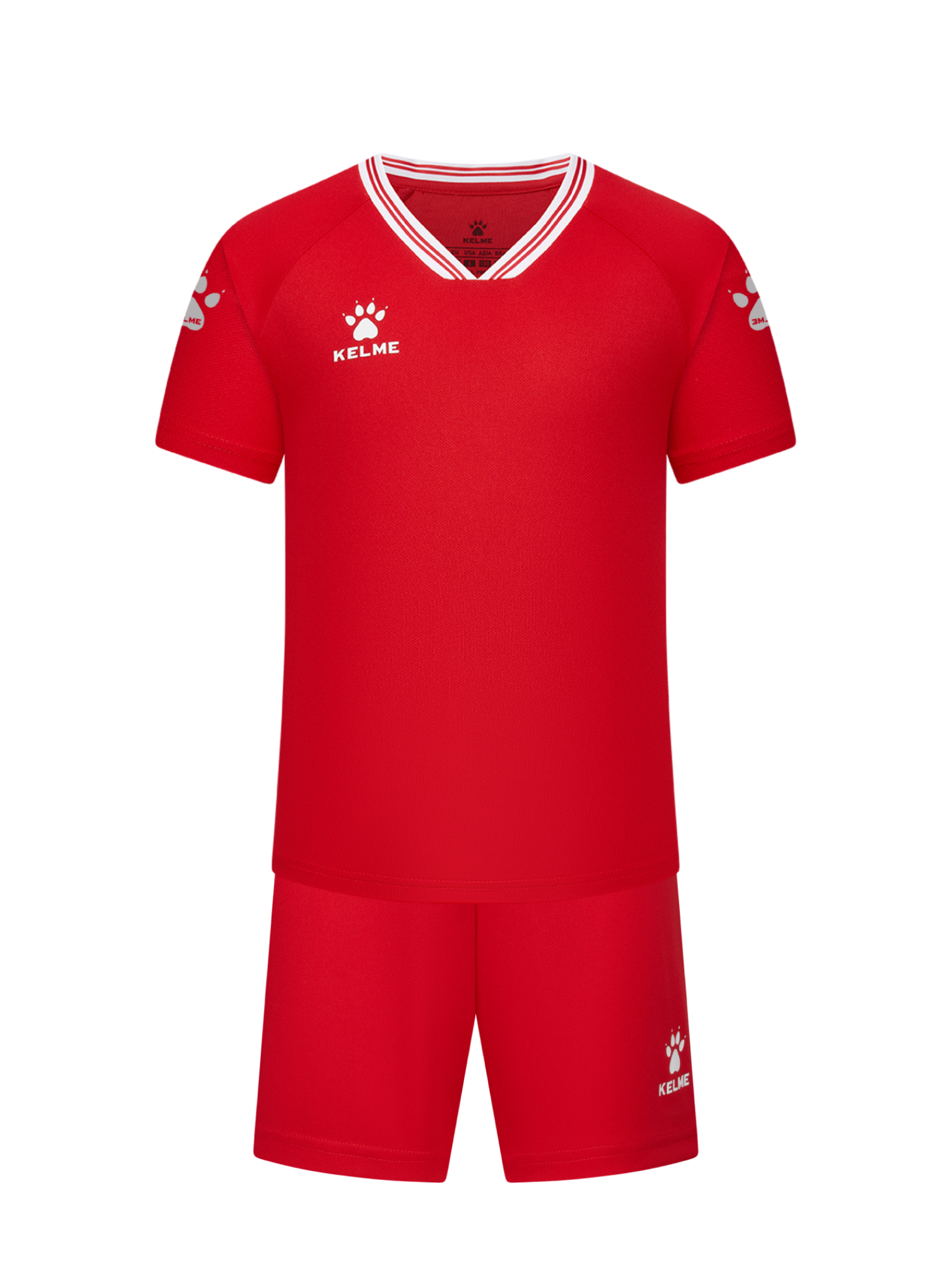 Детская футбольная форма KELME Football Uniform Set Red