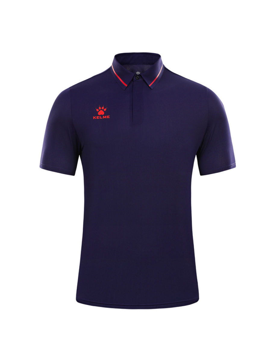 Футболка-поло KELME Men's Polo Shirt Blue
