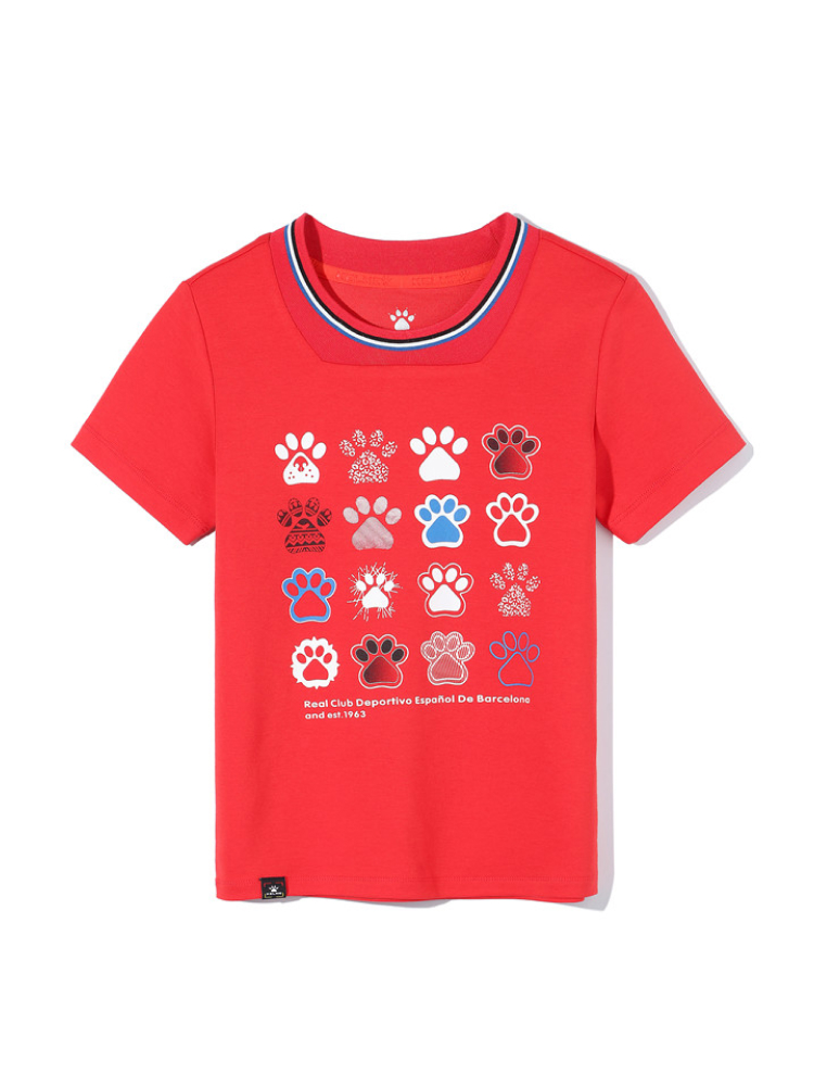 Детская футболка KELME Boys Short Sleeve T-Shirt Red