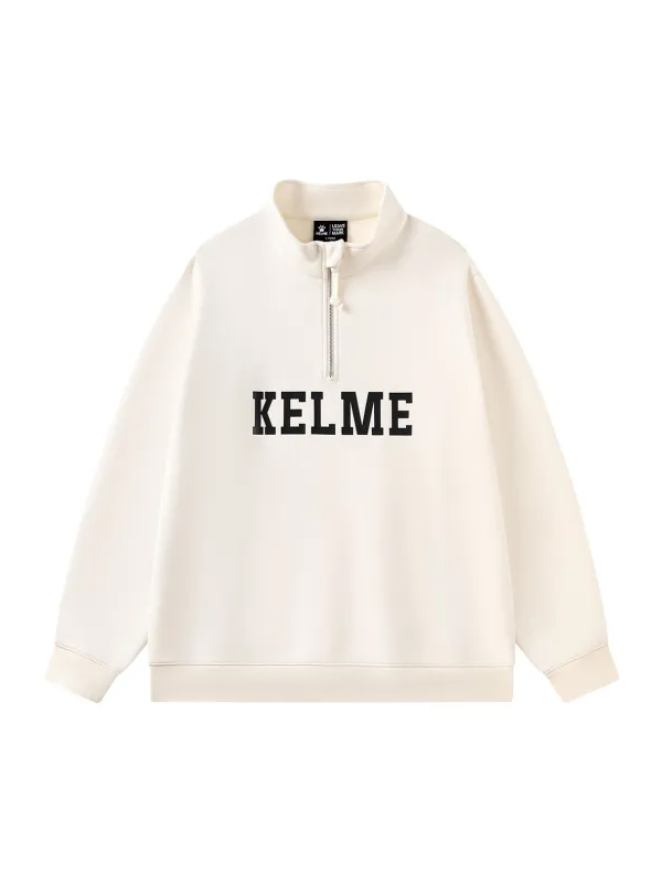 Свитшот KELME Half-placket Sweatshirt White
