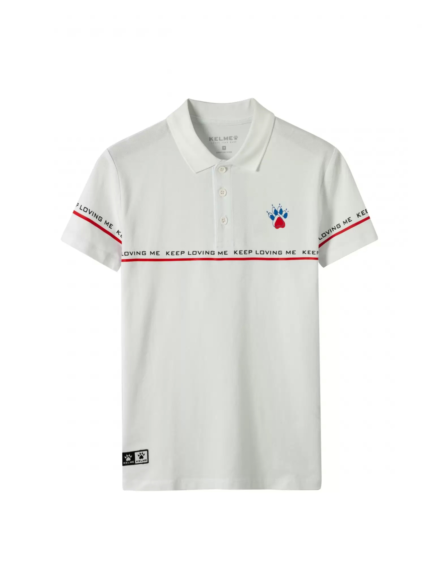 Футболка-поло KELME Short Sleeve Polo White