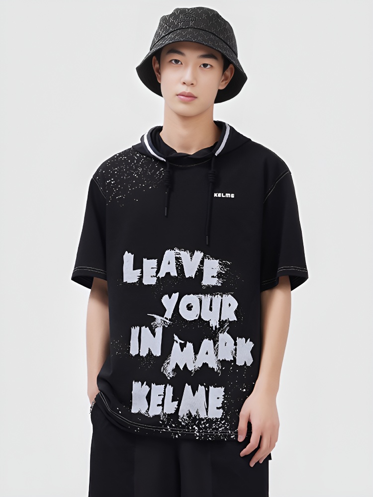 Футболка KELME Round Neck Short Sleeve T-Shirt Black