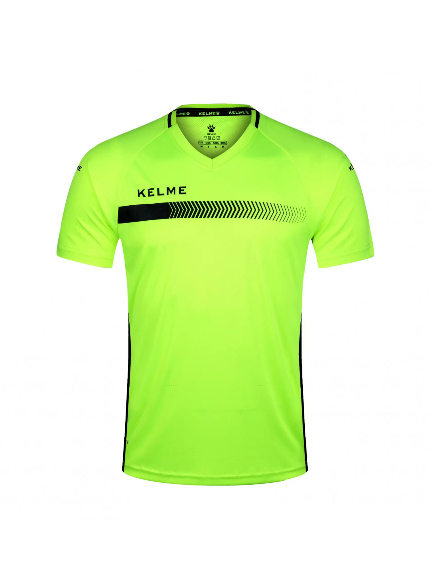 Детская футболка KELME Short Sleeve Football Shirt Kid Light Green