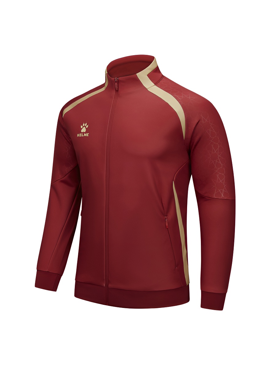 Детская олимпийка KELME Children's Knitted Jacket Dark Red