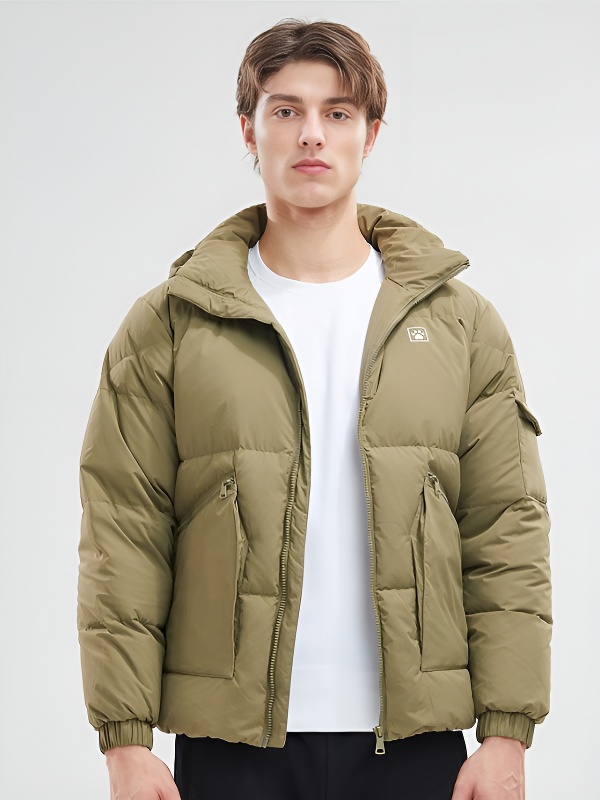 Пуховик KELME Short Down Jacket Khaki