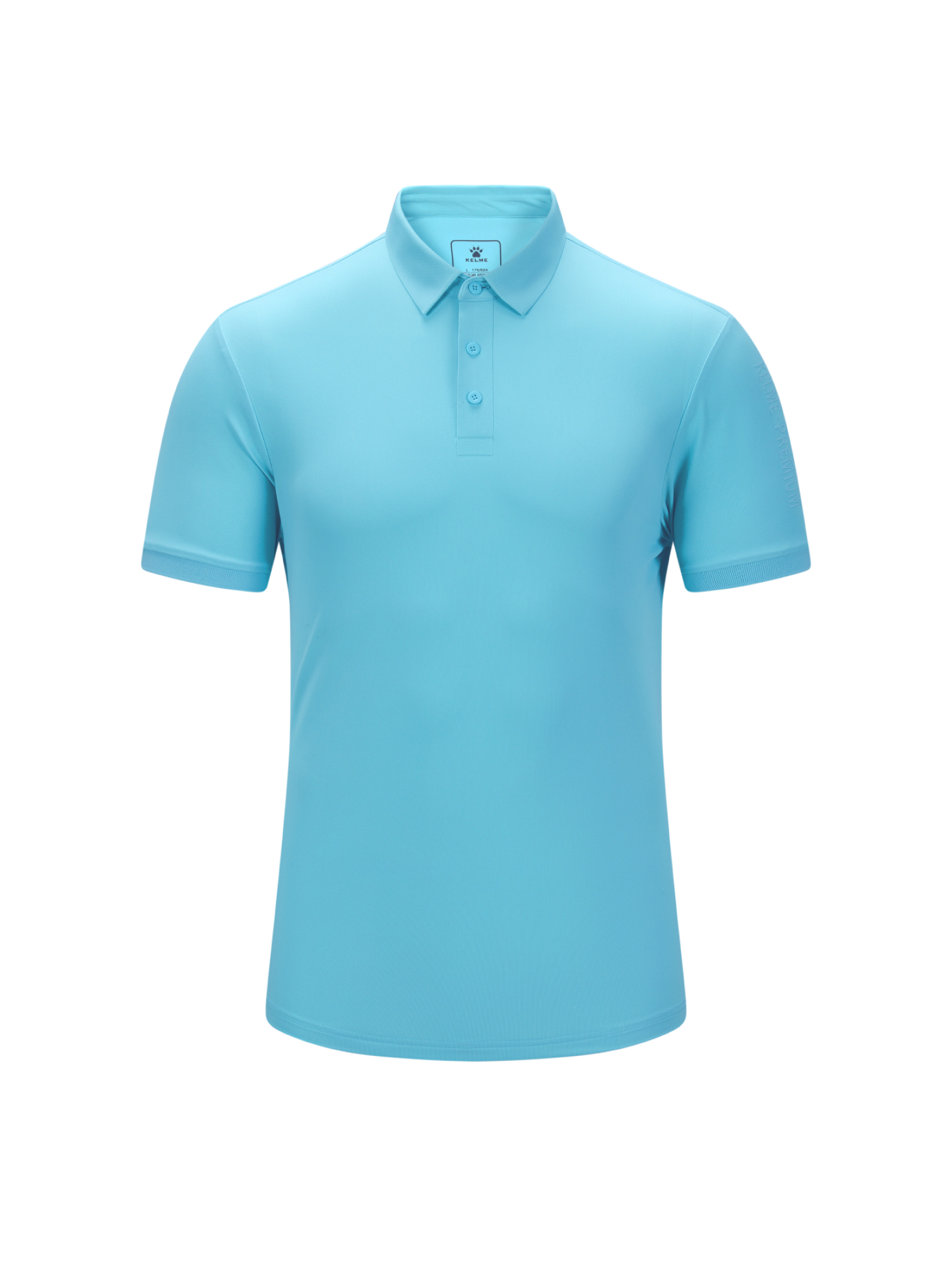 Футболка-поло KELME Men's Polo Shirt Light Blue