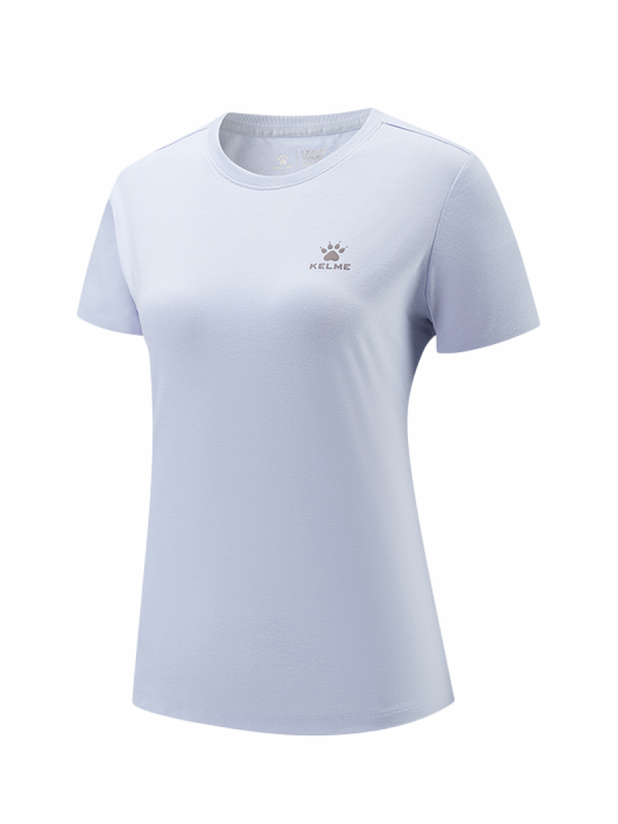 Футболка KELME Crew Neck Short-Sleeved T-Shirt Light Blue