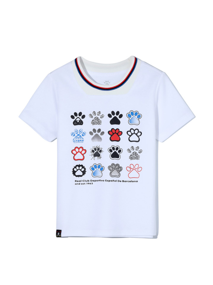 Детская футболка KELME Boys Short Sleeve T-Shirt White