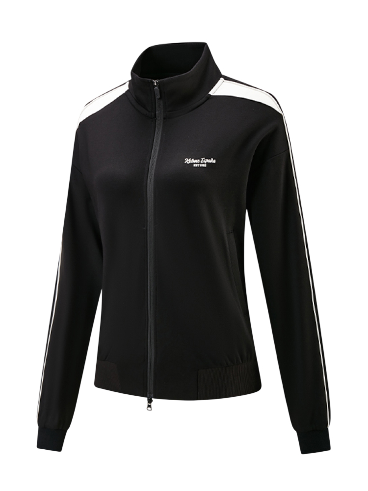 Олимпийка KELME Stand-Up Collar Knit Cardigan Black