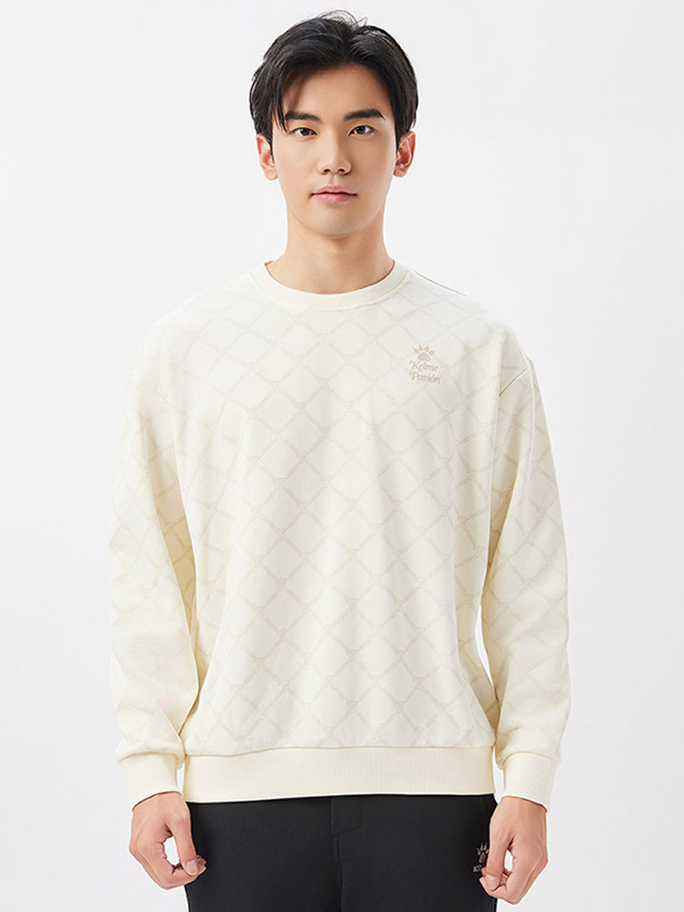 Свитшот KELME Crew Neck Sweatshirt White