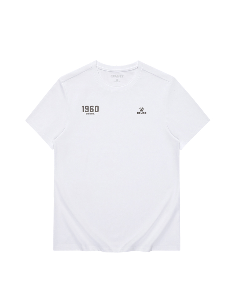 Футболка KELME Round Neck Short Sleeve T-Shirt White