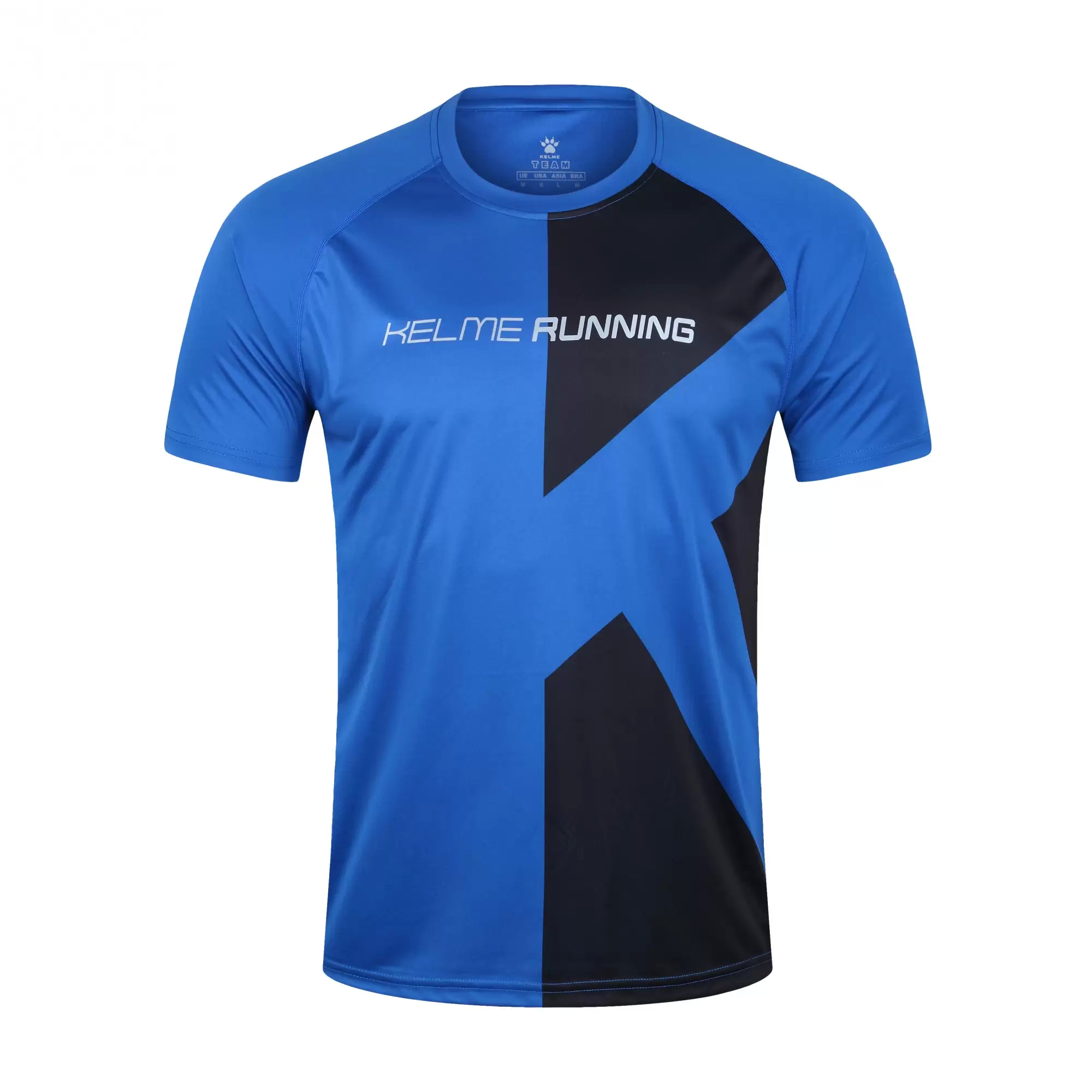 Футболка KELME Men Running T-Shirt (Blue/Black)
