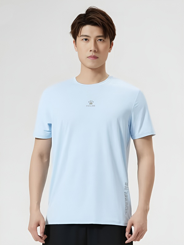 Футболка KELME Crew Neck T-Shirt Light Blue